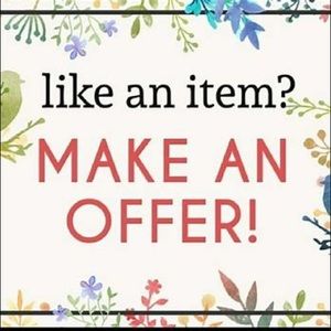 All reasonable offers accepted!